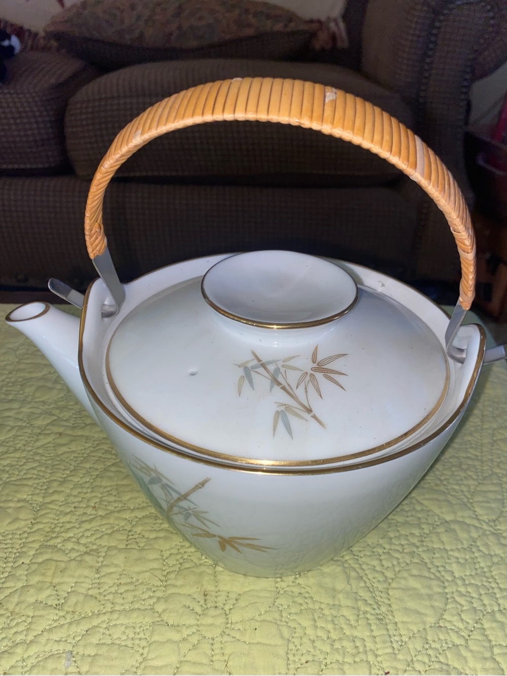 Vintage Noritake teapot in the Oriental pattern (pattern #6341)